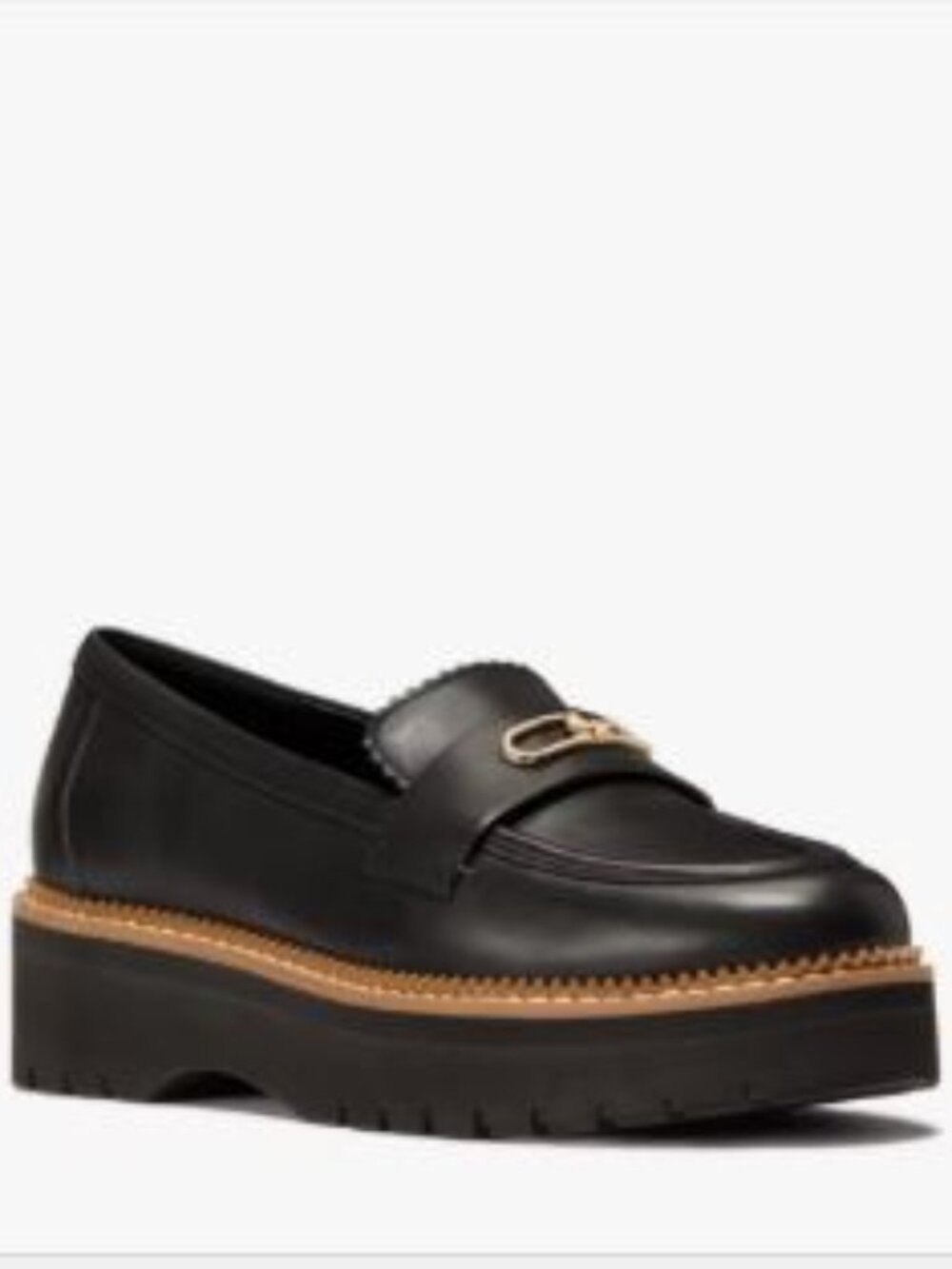 Kate Spade Leather Hallie Lug Loafer